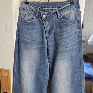 Stylish Blue Flare Women's Jeans